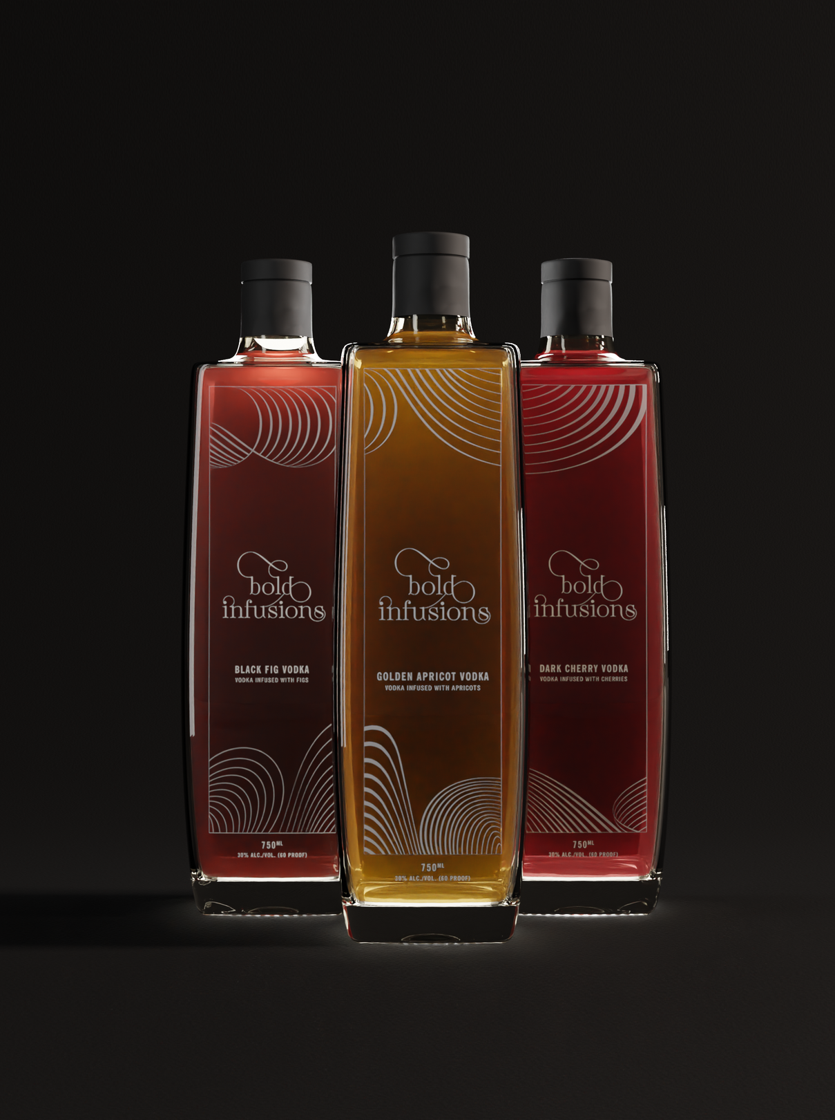 Black Infusions Gold Apricot Fig Vodka